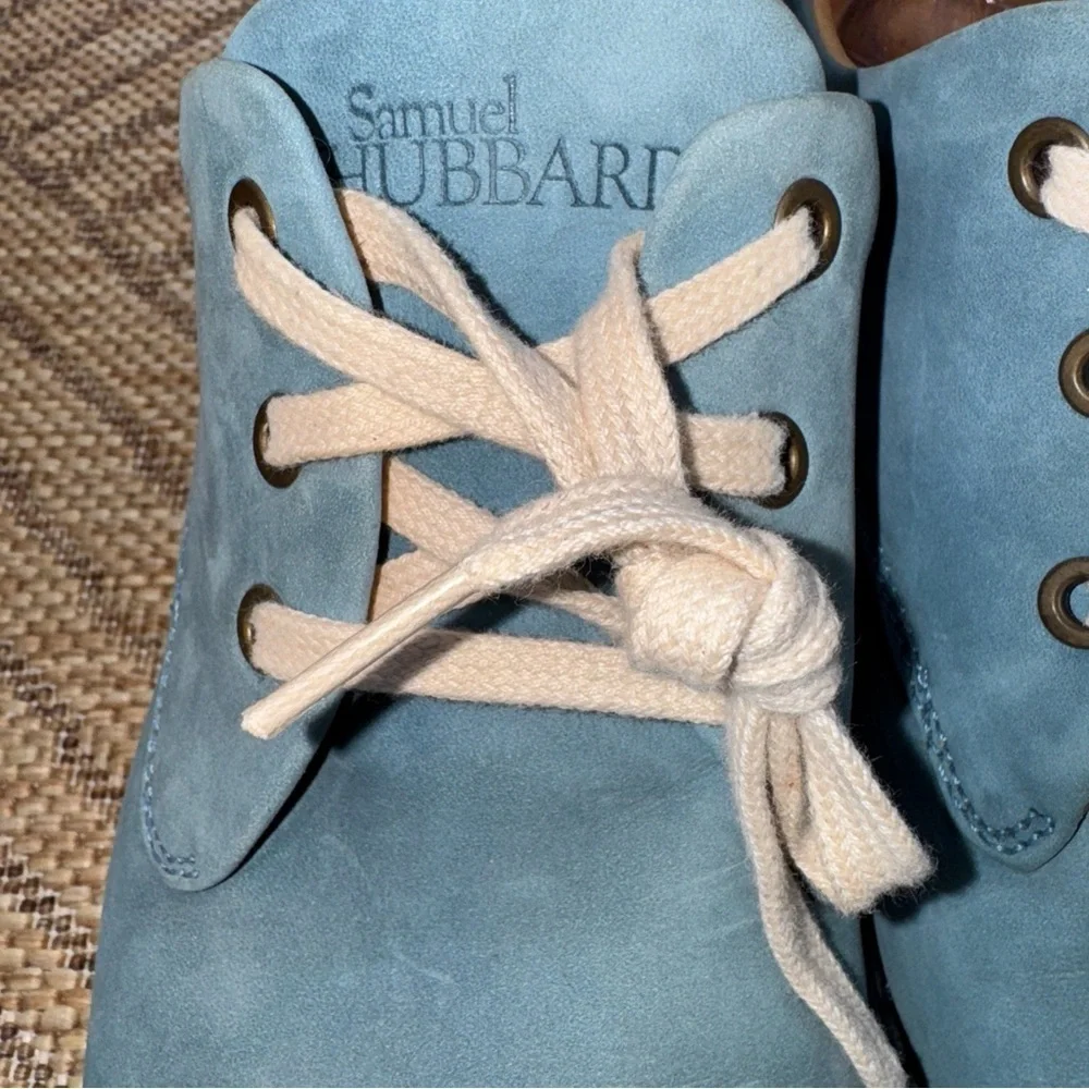 Samuel Hubbard Men’s 10M Hubbard Free Walking Shoe Sky Blue Leather 3121‎